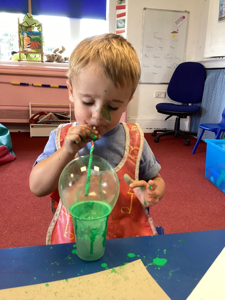 Bubble Painting June 25